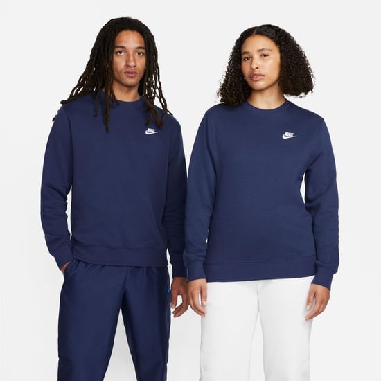Men's Nike M Nsw Clb Crw T in Midnight Navy - Image 3