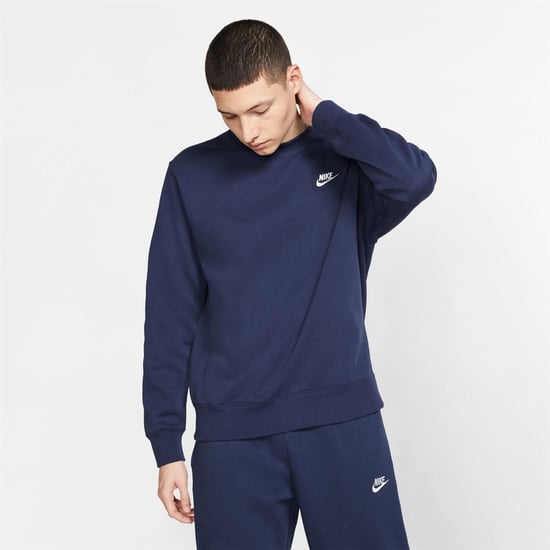 Men's Nike M Nsw Clb Crw T in Midnight Navy - Image 5