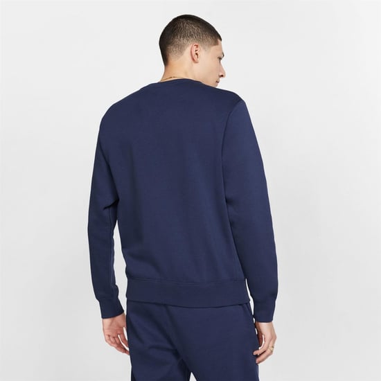 Men's Nike M Nsw Clb Crw T in Midnight Navy - Image 6