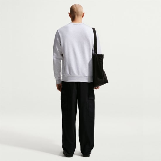 Men's Nike Sportswear Club Crew in Birch Heather - Image 4