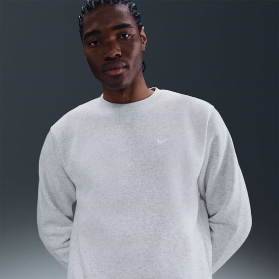 Men's Nike Sportswear Club Crew in Birch Heather - Image 6