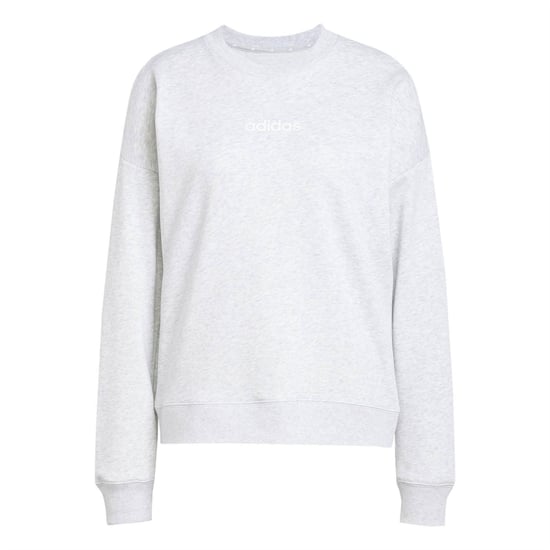 Women's adidas W Lin Ft Swt in Light Grey He - Image 1