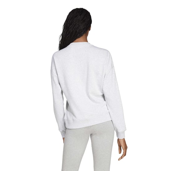 Women's adidas W Lin Ft Swt in Light Grey He - Image 3