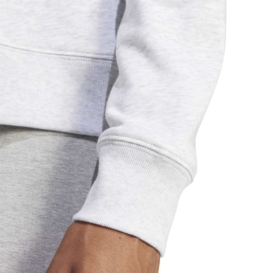 Women's adidas W Lin Ft Swt in Light Grey He - Image 4