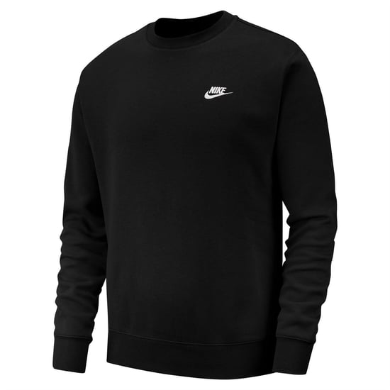 Men's Nike M Nsw Clb Crw T in Black/White - Image 1