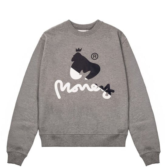 Boys Money Chenille Crew Jnr in Grey - Image 1
