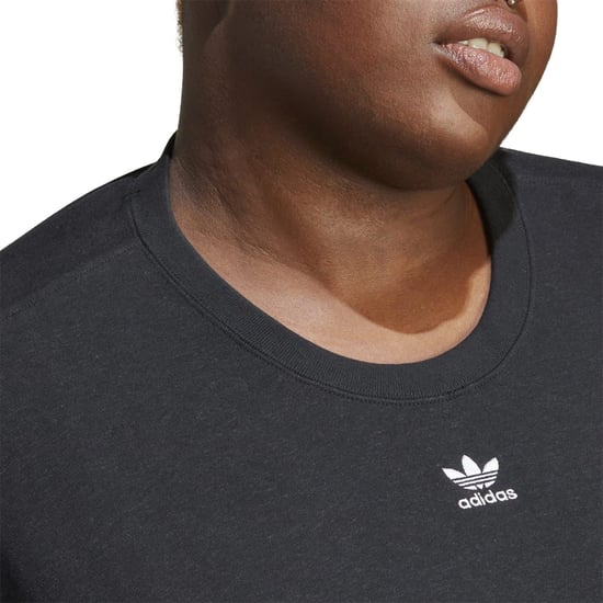 Women's adidas Originals Slim Fit Long Sleeve Sweatshirt in Black - Image 5