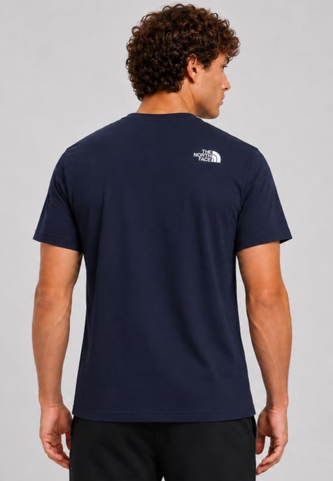 The North Face Men's New Peak T-Shirt in Summit Navy - Image 2