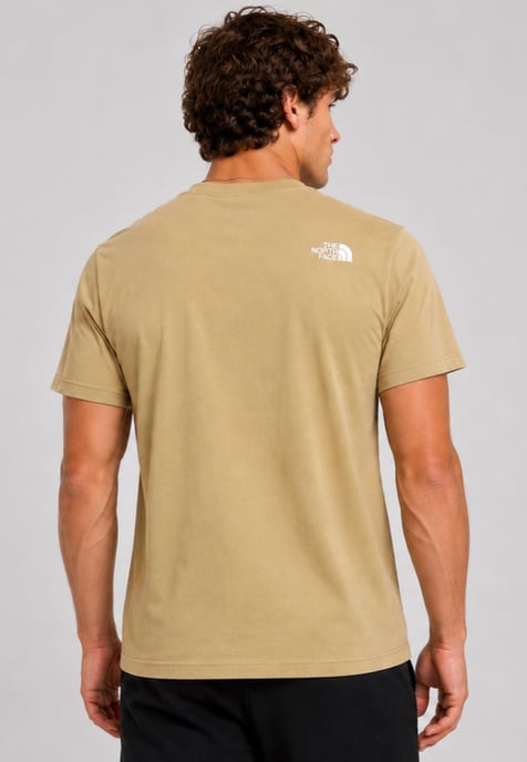 3 Pack The North Face Mens New Peak SS T Shirt in Khaki / Midnight Petrol / Summit Navy - Image 3