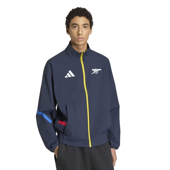 Men's adidas Afc Anth Jkt in Ntnavy - Image 2