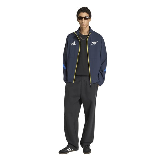 Men's adidas Afc Anth Jkt in Ntnavy - Image 6