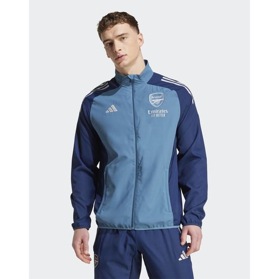 Men's adidas Arsenal Pre Match Tracksuit Top 2025 2026 in Blue - Image 2