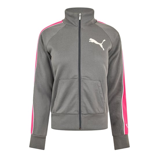 Women's Puma Sweat Jacket Womens in Black - Image 1