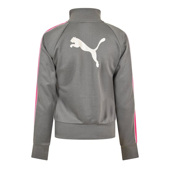 Women's Puma Sweat Jacket Womens in Black - Image 2