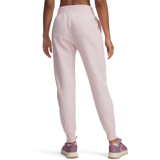 Women's Under Armour Rival Fleece Jogger in Pink - Image 2