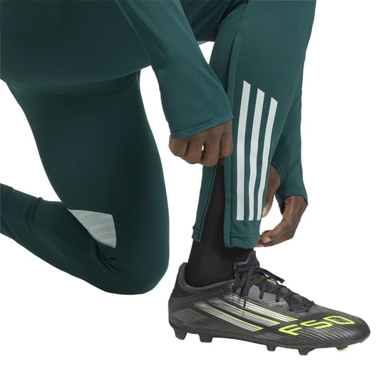 Men's adidas Arsenal Tracksuit Bottoms in Green/Blue - Image 5