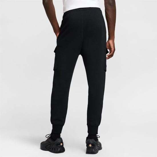 Men's Nike NSW SW AIR CARGO PANT FLC BB in Black/Fir - Image 2