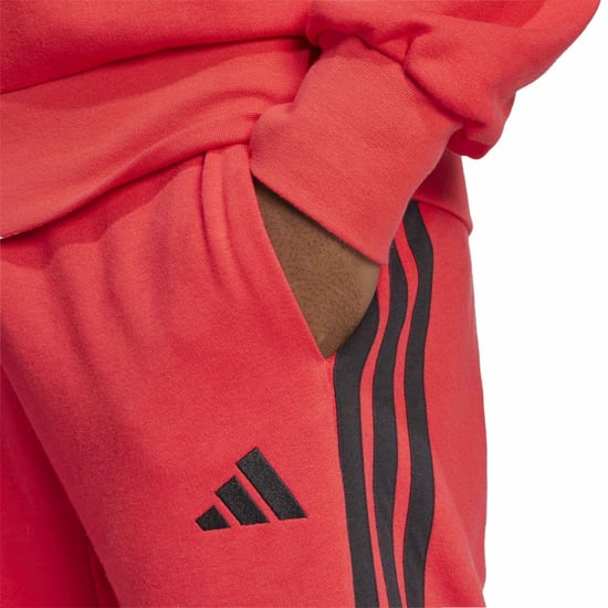 Men's adidas M 3s Ft Tc pt in Pure Ruby/Black - Image 5