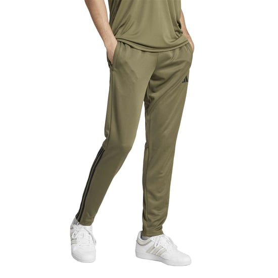 Men's adidas Sereno AEROREADY Regular Slim Tapered Pants in Olive Strata - Image 6