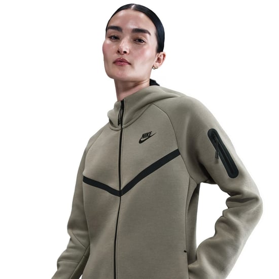 Women's Nike Tech Fleece Windrunner Womens in Light Army - Image 1
