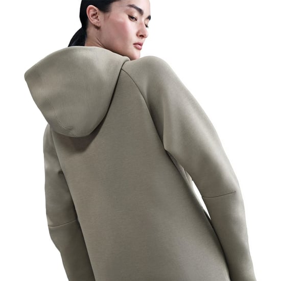 Women's Nike Tech Fleece Windrunner Womens in Light Army - Image 2