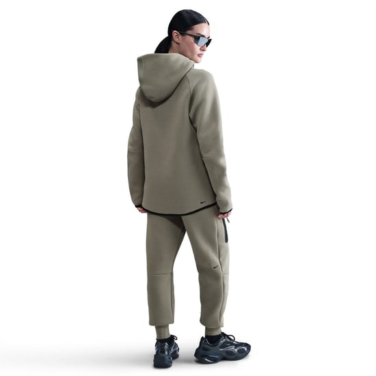 Women's Nike Tech Fleece Windrunner Womens in Light Army - Image 4