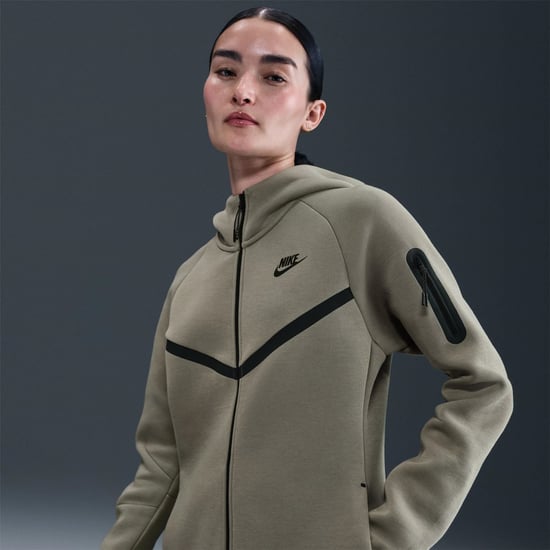 Women's Nike Tech Fleece Windrunner Womens in Light Army - Image 6