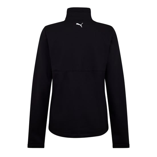 Men's Puma Southern Fleece half Zip Top Mens in Black - Image 2