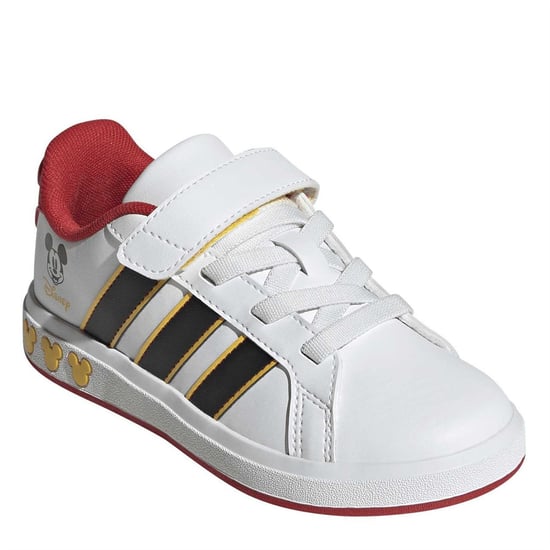 Boys adidas Grand Court M in Ftwr White/Core - Image 3