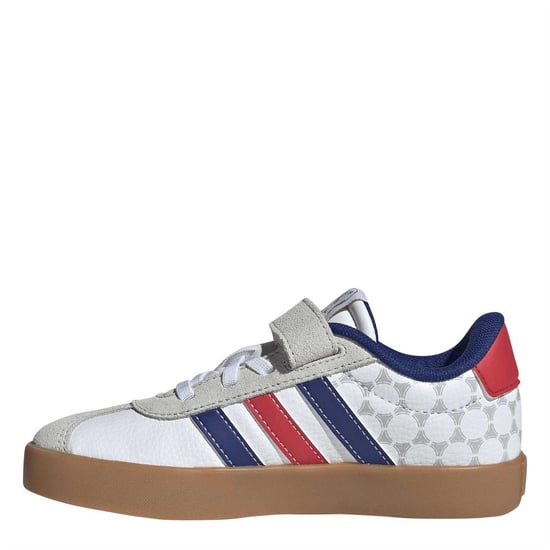 Boys adidas Vl Court 3.0 Trainers in Ftwr White/Pure - Image 2