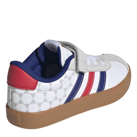 Boys adidas Vl Court 3.0 Trainers in Ftwr White/Pure - Image 4