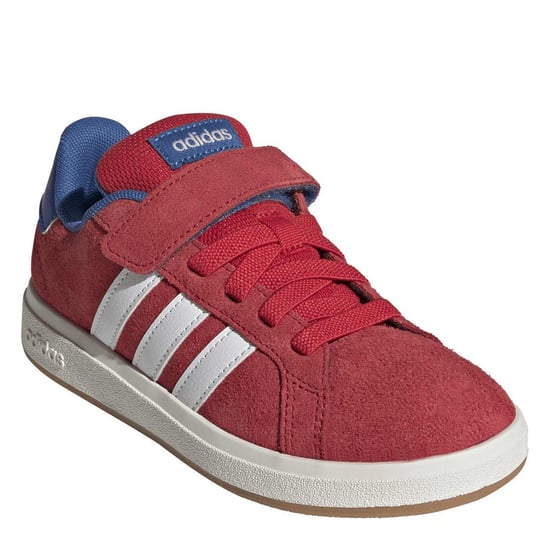 Boys adidas Grand Court Trainers in Pure Ruby/Core - Image 3