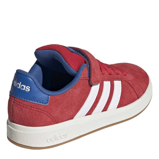Boys adidas Grand Court Trainers in Pure Ruby/Core - Image 4