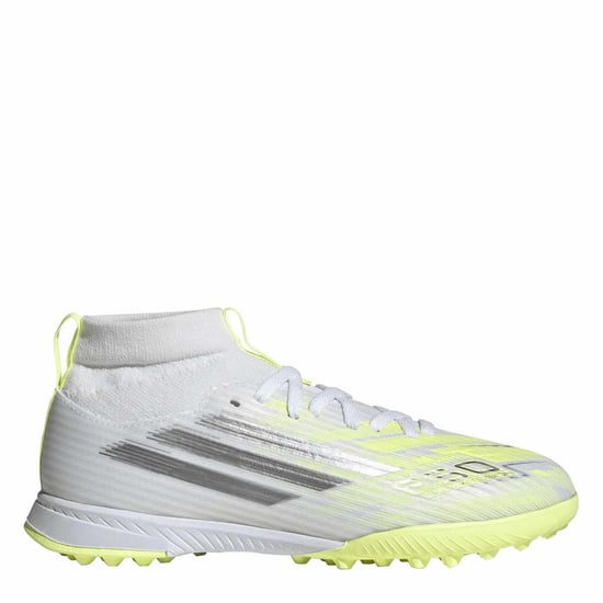 Boys adidas F50 Sparkfusion Football Boots in Ftwr White/Iron - Image 1