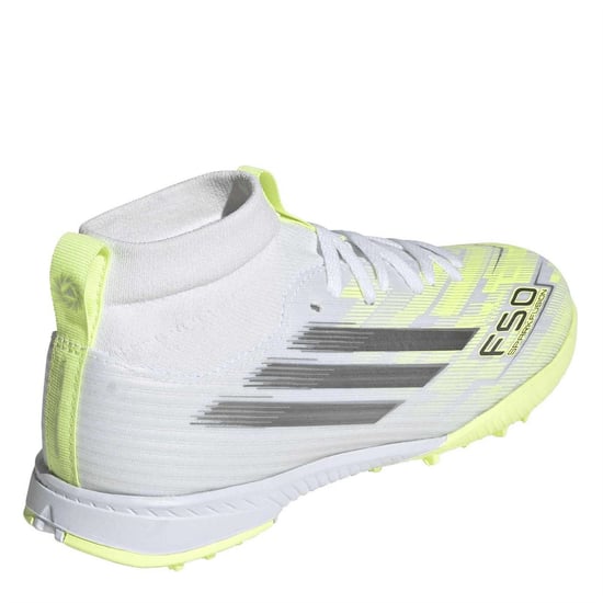Boys adidas F50 Sparkfusion Football Boots in Ftwr White/Iron - Image 4