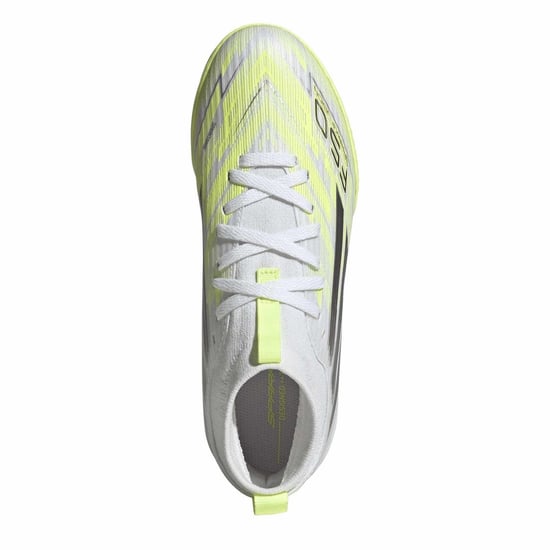 Boys adidas F50 Sparkfusion Football Boots in Ftwr White/Iron - Image 5