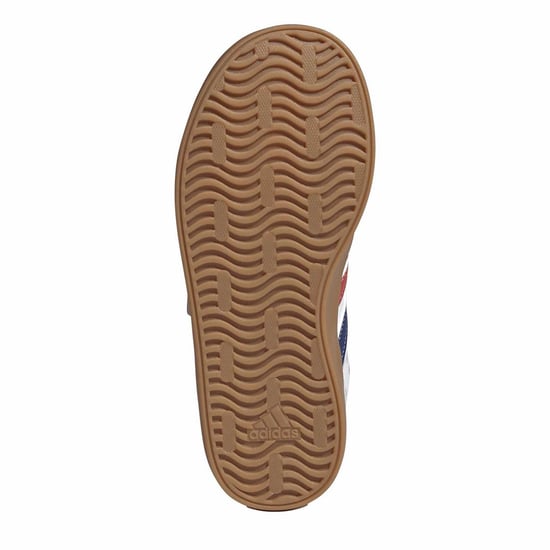 Boys adidas Vl Court 3.0 Slip On Trainers in Ftwr White/Pure - Image 6