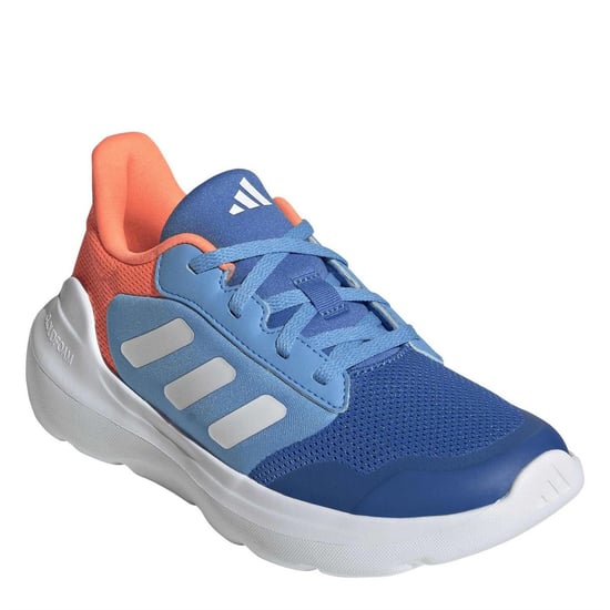 Boys adidas Tensaur Run 3 in Ray Blue/Ftwr W - Image 3