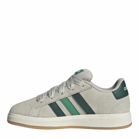 Boys adidas Grand Court 0 in Wonder Alumina - Image 2