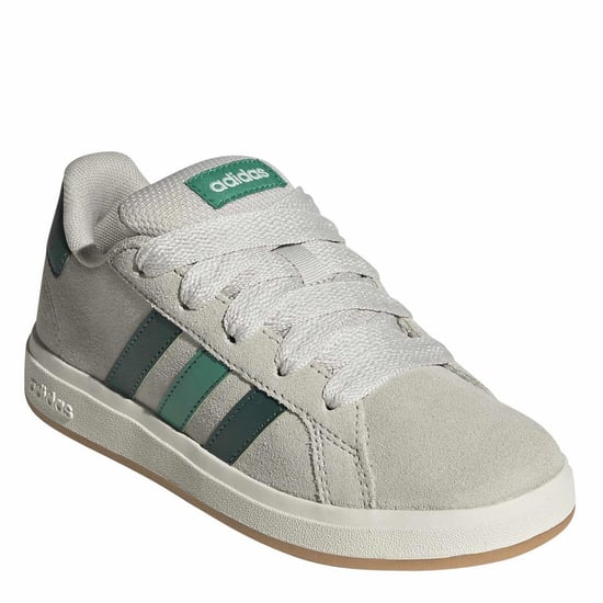 Boys adidas Grand Court 0 in Wonder Alumina - Image 3