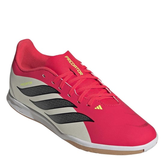 Boys adidas Pred Clb In S in Lucid Red/Core - Image 3