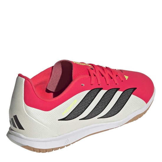 Boys adidas Pred Clb In S in Lucid Red/Core - Image 4