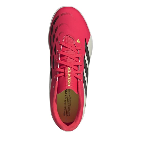 Boys adidas Pred Clb In S in Lucid Red/Core - Image 5