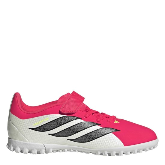 Boys adidas Pred Clb H And L in Lucid Red/Core - Image 1
