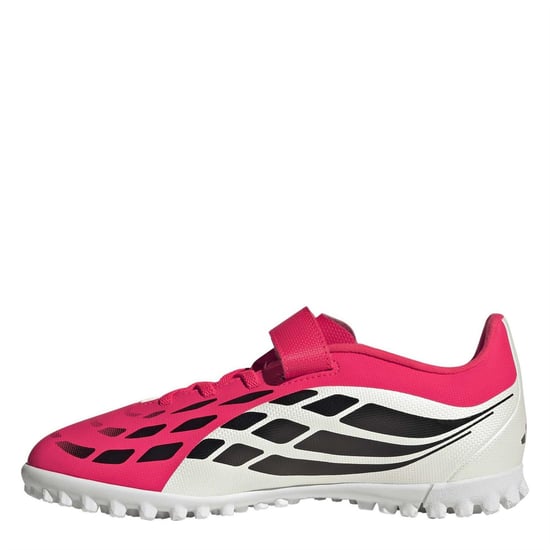 Boys adidas Pred Clb H And L in Lucid Red/Core - Image 2