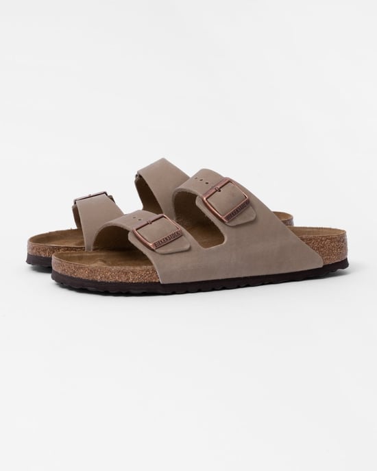 Arizona Arizona Geoliede Nubuck Leren Sandalen in Saliegroen - Image 1