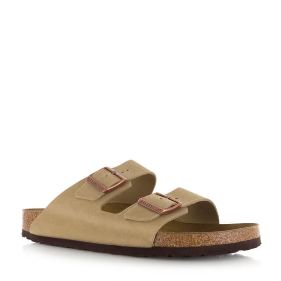 Birkenstock Arizona oiled leather tabacco brown platte sandalen unisex - Image 3