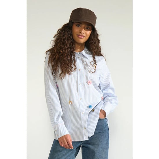 Nümph 707142 nulili sequins shirt flaoty blue - Image 1