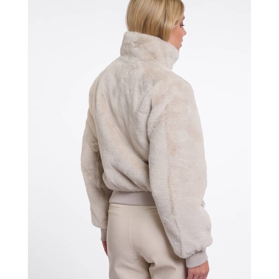 Rino & Pelle Ambra.7002611 rino en pelle short faux fur jacket birch - Image 3