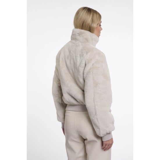 Rino & Pelle Ambra.7002611 rino en pelle short faux fur jacket birch - Image 4